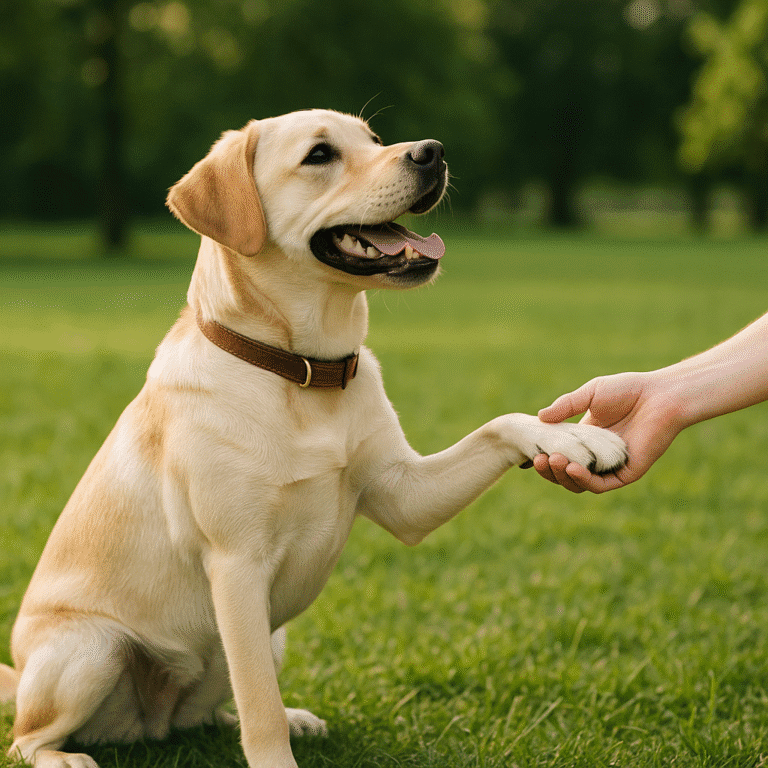 🐾 ¡Aprende Jugando! El Truco del «Dame la Pata» que Fortalece Vínculos 🤎